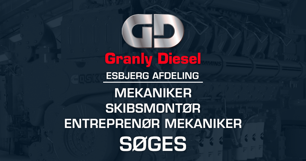 købmand Byg op på vegne af Granly Diesel A/S søger mekaniker, entreprenør mekaniker eller skibsmontør  - Granly Diesel